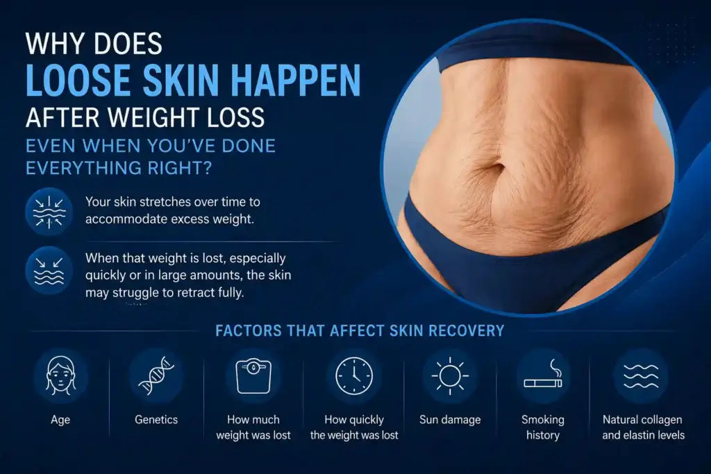 Why Does Loose Skin Happen After Weight Loss Even When You’ve Done Everything Right Altrincham?